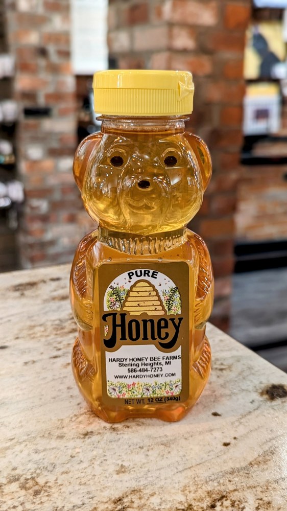 12oz Local Raw Michigan Honey Bear Plastic